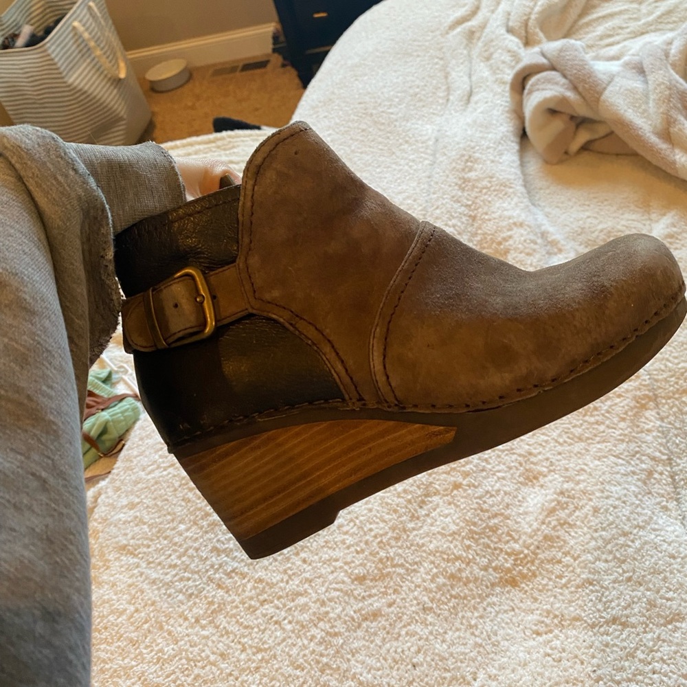 Dansko Wedge Booties